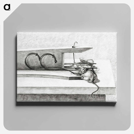 アートパネル-Mouse in a mousetrap - ジャン ベルナール Canvas.