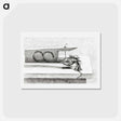 アートポストカード-Mouse in a mousetrap - ジャン ベルナール Postcard.