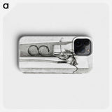 Mouse in a mousetrap - Jean Bernard Phone Case.