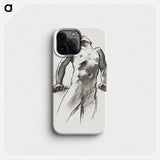 Man Standing, Head Thrown Back - John Singer Sargent Phone Case.