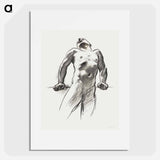 Man Standing, Head Thrown Back - John Singer Sargent Poster.