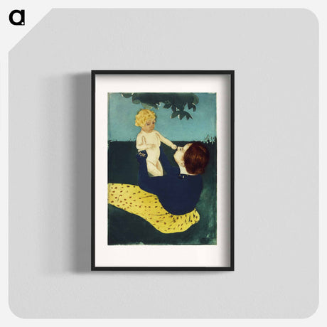 アートポスター-Under the Horse Chestnut Tree - メアリー カサット Poster.