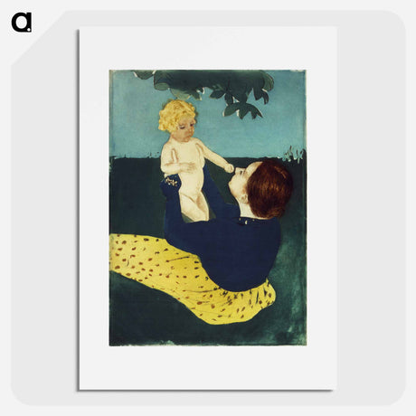 アートポスター-Under the Horse Chestnut Tree - メアリー カサット Poster.