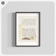 アートポスター-Noah's Ark Shell and Sneezewort from Mira Calligraphiae Monumenta
 - 書道のお手本 Poster.