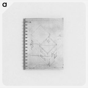 アートメモ帳-Axonometric drawing of the house in Meudon - テオ ファン ドゥースブルフ Memo.
