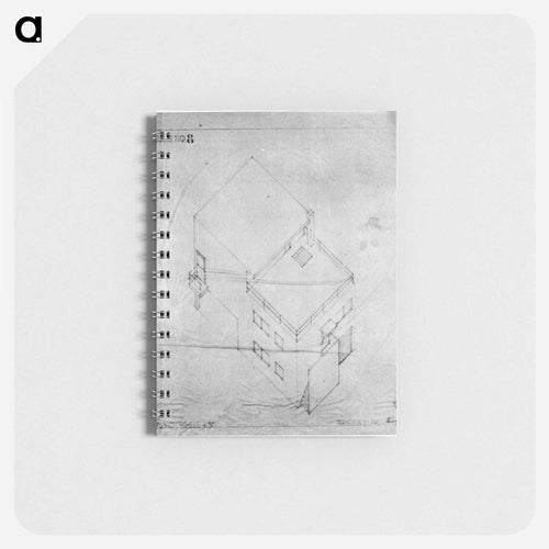 Axonometric drawing of the house in Meudon - テオ ファン ドゥースブルフ Memo.