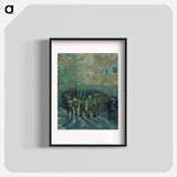 Prisoners Exercising - Vincent van Gogh Poster.