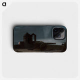 Searchlight on Harbor Entrance, Santiago de Cuba - ウィンスロー ホーマー Phone Case.