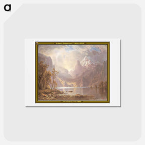 アートポストカード-The Tahoe's Lake - アルバート ビアスタット Postcard.