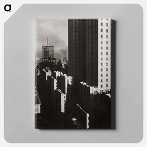 アートパネル-From My Window at the Shelton, West - アルフレッド スティーグリッツ Canvas.