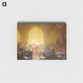 アートメモ帳-Slav Epic Izzy of Bojevradi, King of the Hussites - Treaties must be respected - アルフォンス ミュシャ Memo.
