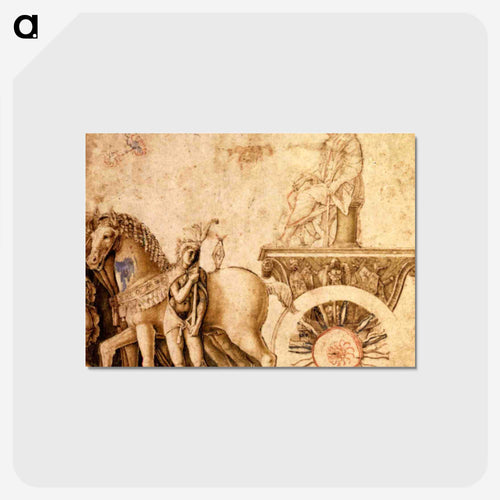 ユリウス・カエサル凱旋 - アンドレア マンテーニャ Postcard.