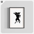 アートポスター-Demon Silhouette from Michael's Crag
 - 大英図書館 Poster.
