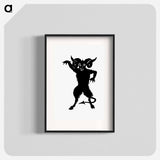 アートポスター-Demon Silhouette from Michael's Crag
 - 大英図書館 Poster.