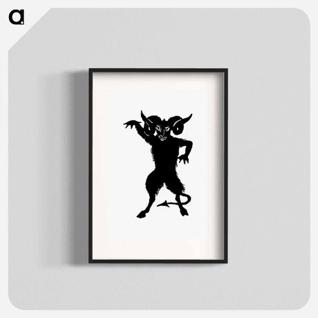 アートポスター-Demon Silhouette from Michael's Crag
 - 大英図書館 Poster.