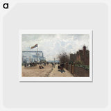 アートポストカード-The Crystal Palace - カミーユ ピサロ Postcard.