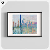 The Grand Canal - Claude Monet Poster.