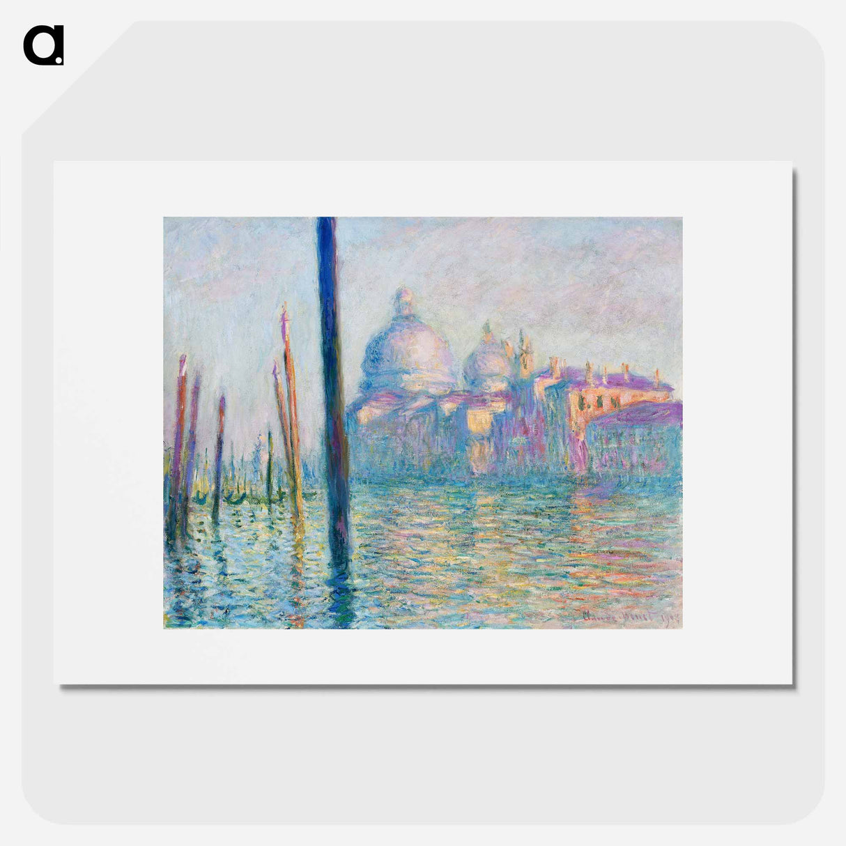 The Grand Canal - Claude Monet Poster.