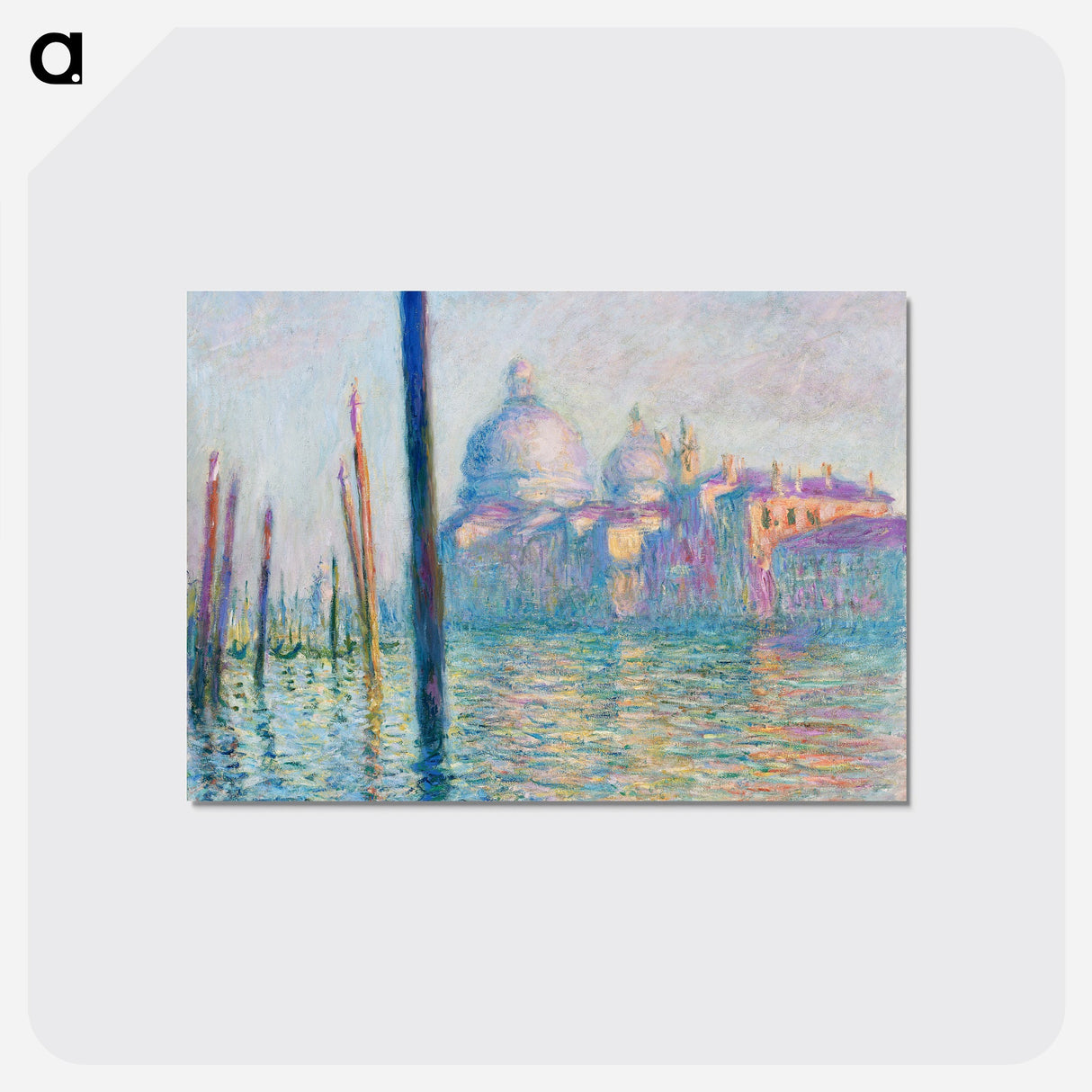 Le Grand Canal - クロード モネ Postcard.