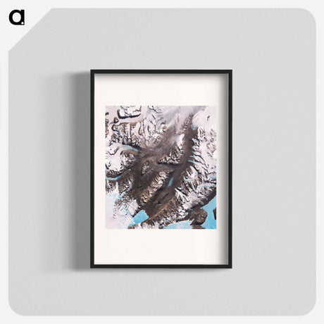 アートポスター-McMurdo Dry Valleys
 - 上空からの地球 Poster.