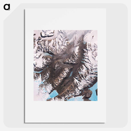 アートポスター-McMurdo Dry Valleys
 - 上空からの地球 Poster.