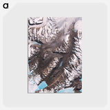アートポストカード-McMurdo Dry Valleys
 - 上空からの地球 Postcard.