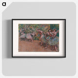 Ballet Scene - Edgar Degas Poster.