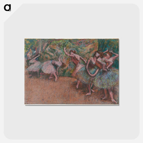 アートポストカード-Ballet Scene - エドガー ドガ Postcard.