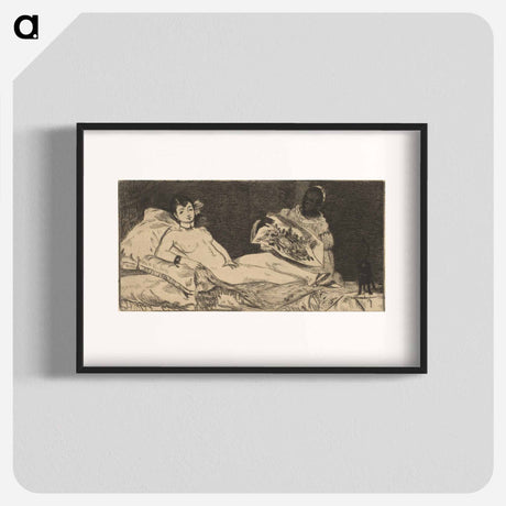 アートポスター-Olympia - エドゥアール マネ Poster.