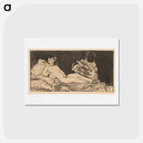 アートポストカード-Olympia - エドゥアール マネ Postcard.
