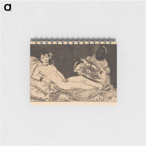 アートメモ帳-Olympia - エドゥアール マネ Memo.