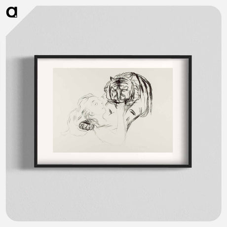 アートポスター-The Tiger - エドヴァルド ムンク Poster.
