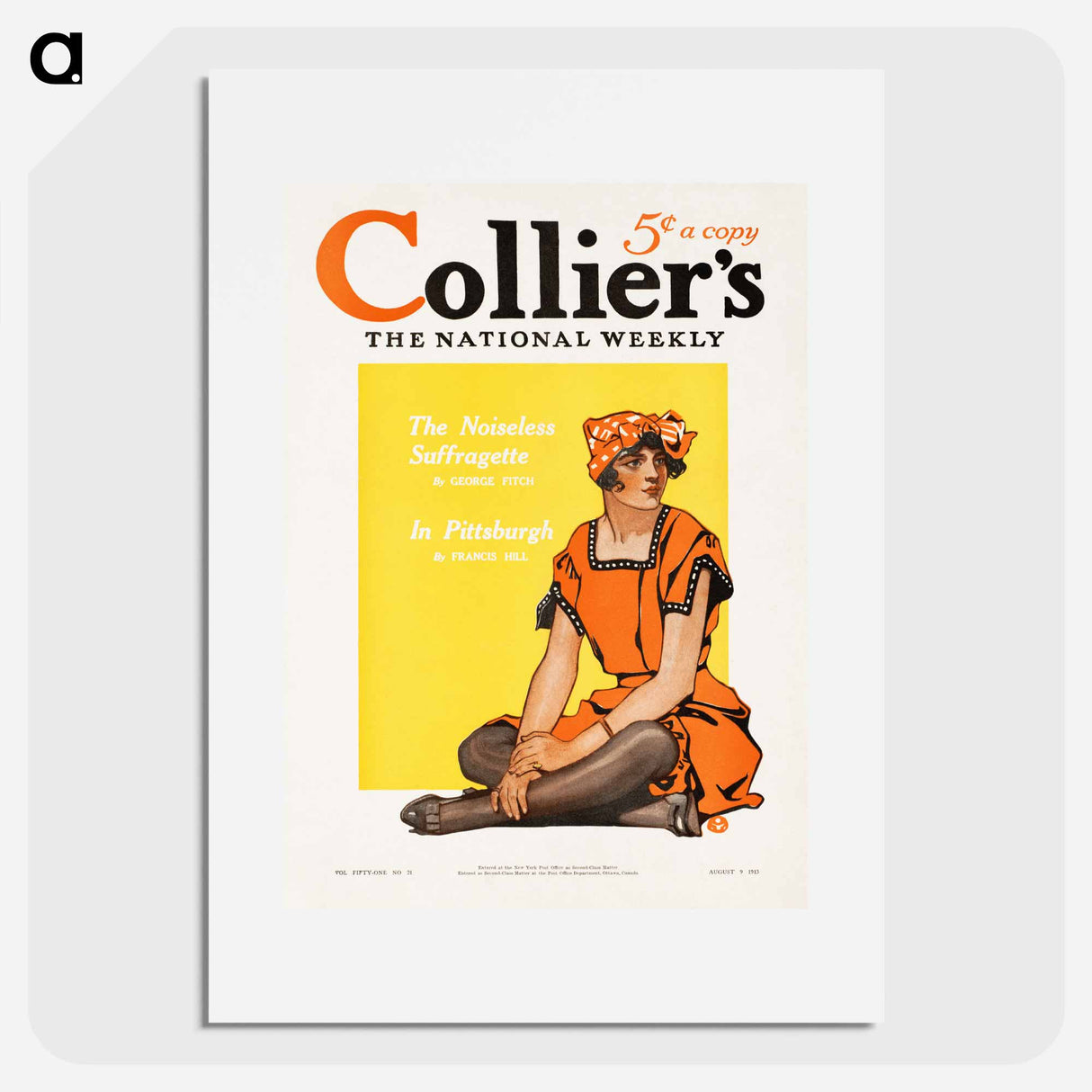 Collier's, the national weekly - Edward Penfield Poster.