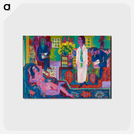 アートポストカード-Modern Bohemia - エルンスト ルートヴィヒ キルヒナー Postcard.
