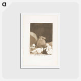 アートポストカード-Sleep Overcomes Them - フランシスコ デ ゴヤ Postcard.