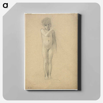 Nude of a girl - グスタフ クリムト Canvas.