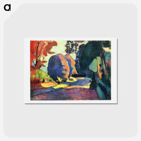 アートポストカード-The Luxembourg Gardens - アンリ マティス Postcard.