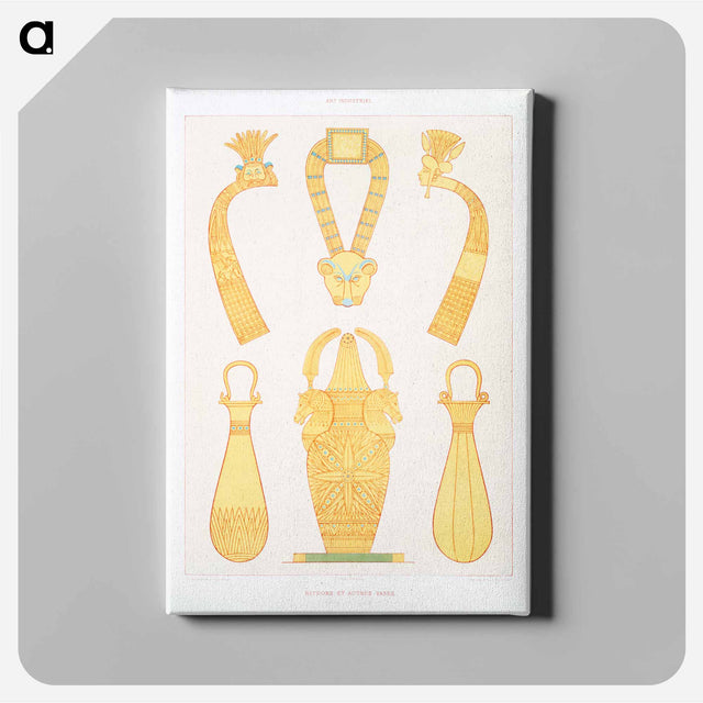 アートパネル-Rithons and Vases
 - エジプト美術史 Canvas.