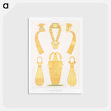 アートポストカード-Rithons and Vases
 - エジプト美術史 Postcard.
