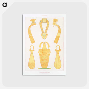 アートポストカード-Rithons and Vases
 - エジプト美術史 Postcard.