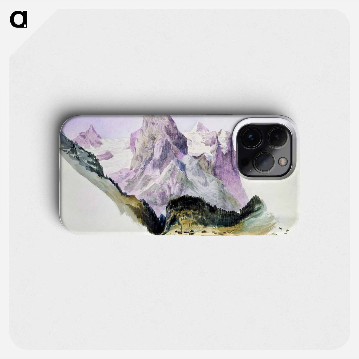 Wellhorn and Wetterhorn from Brunig - John Singer Sargent Phone Case.