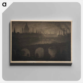 アートパネル-St. Paul's--From My Window
 - ジョセフ ペネル Canvas.