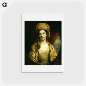 アートポストカード-Mrs. Richard Paul Jodrell - ジョシュア レノルズ Postcard.