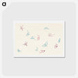 アートポストカード-One Thousand Butterflies - 神坂 雪佳 Postcard.