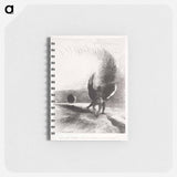 In the Shadow of the Wing, the Black Creature Bit - オディロン ルドン Memo.