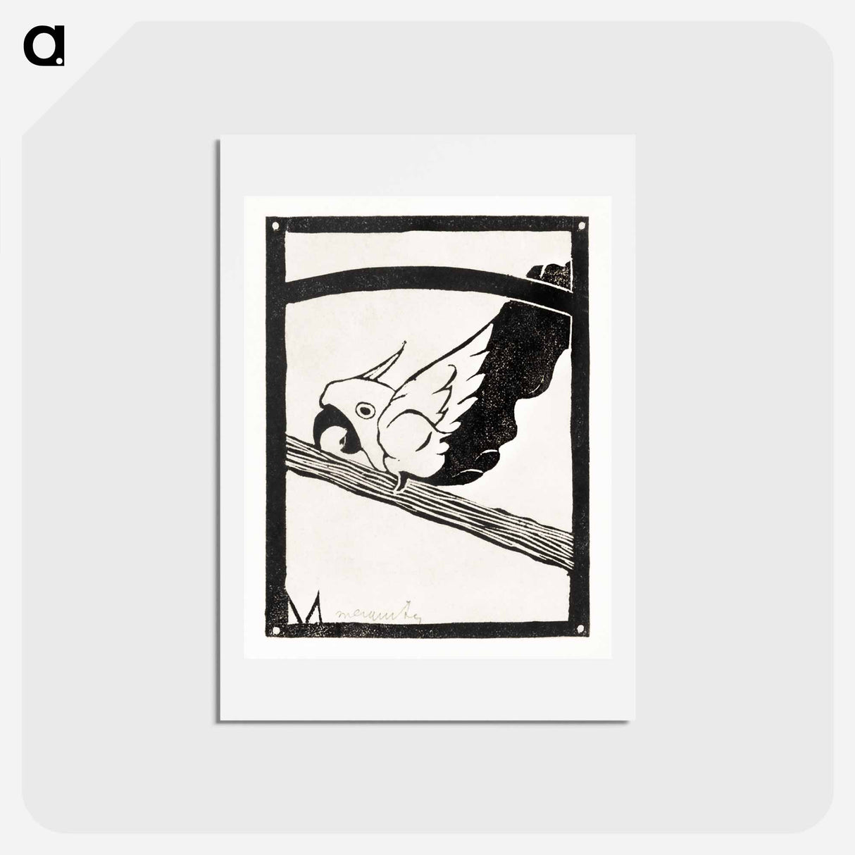 アートポストカード-Daddy, Screaming Cockatoo
 - サミュエル ジェスルン Postcard.