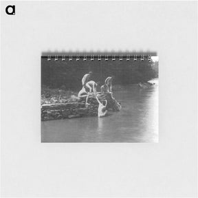 アートメモ帳-Study for The Swimming Hole - トーマス エイキンズ Memo.