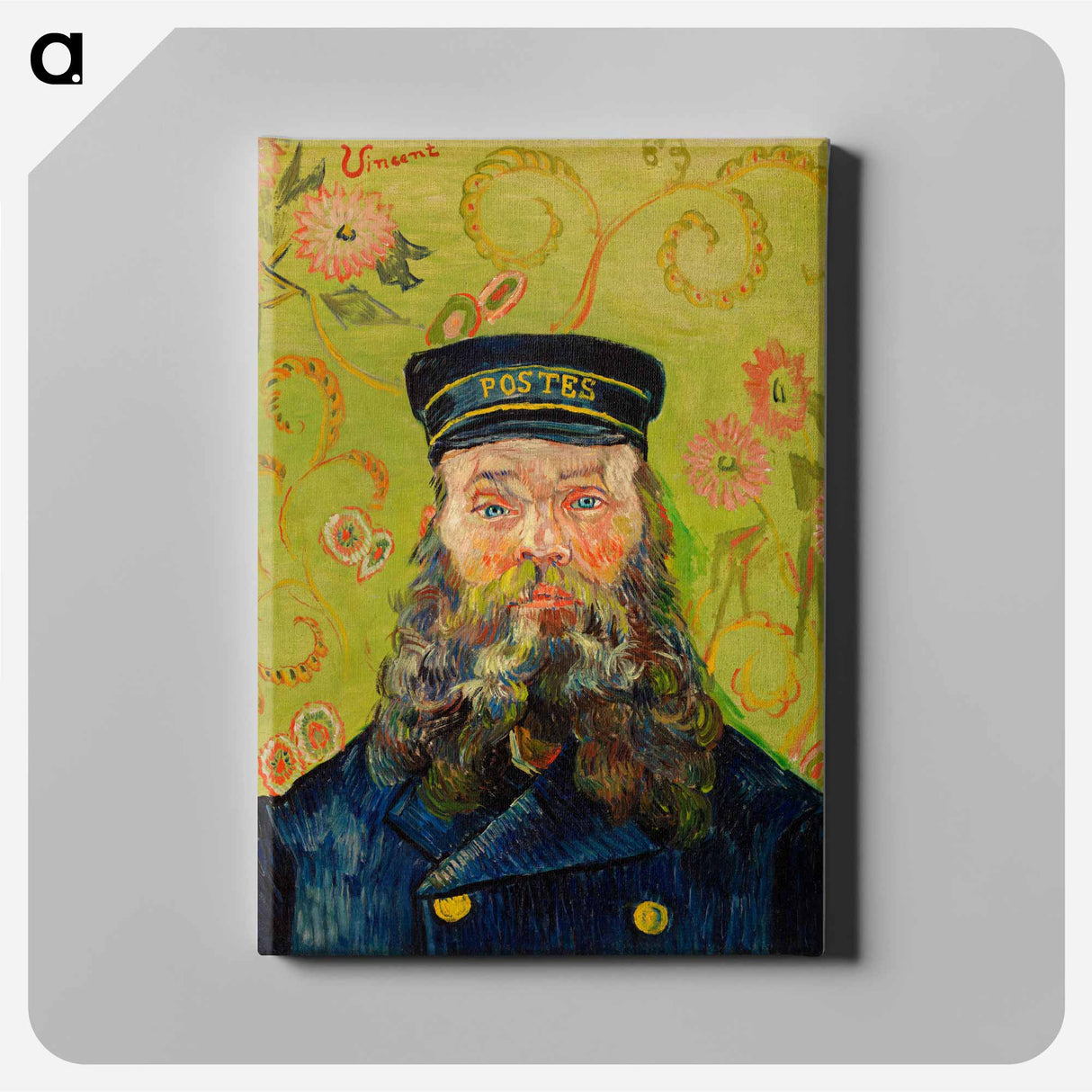 The Postman (Joseph Roulin) - Vincent van Gogh Canvas.