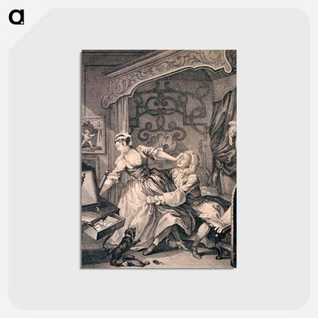 アートポストカード-Before - ウィリアム ホガース Postcard.