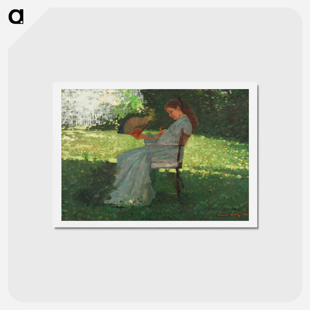 アートポストカード-The Butterfly - ウィンスロー ホーマー Postcard.